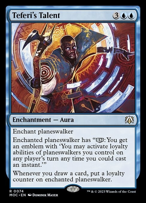 Teferi's Talent - March of the Machine Commander-(074)