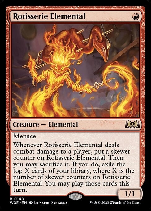 Rotisserie Elemental - Wilds of Eldraine-(148)