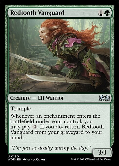 Redtooth Vanguard - Wilds of Eldraine-(180)