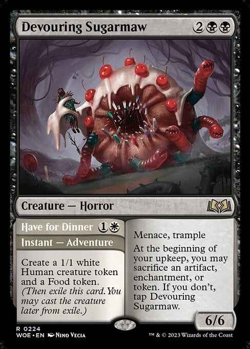 Devouring Sugarmaw // Have for Dinner - Wilds of Eldraine-(224)