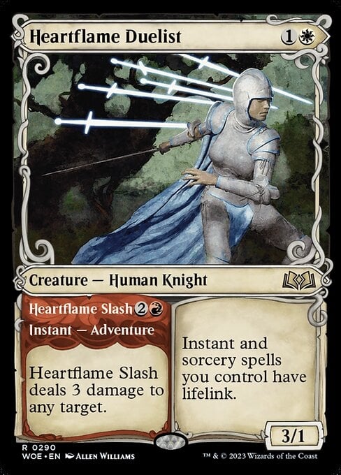Heartflame Duelist // Heartflame Slash - Wilds of Eldraine-(290)