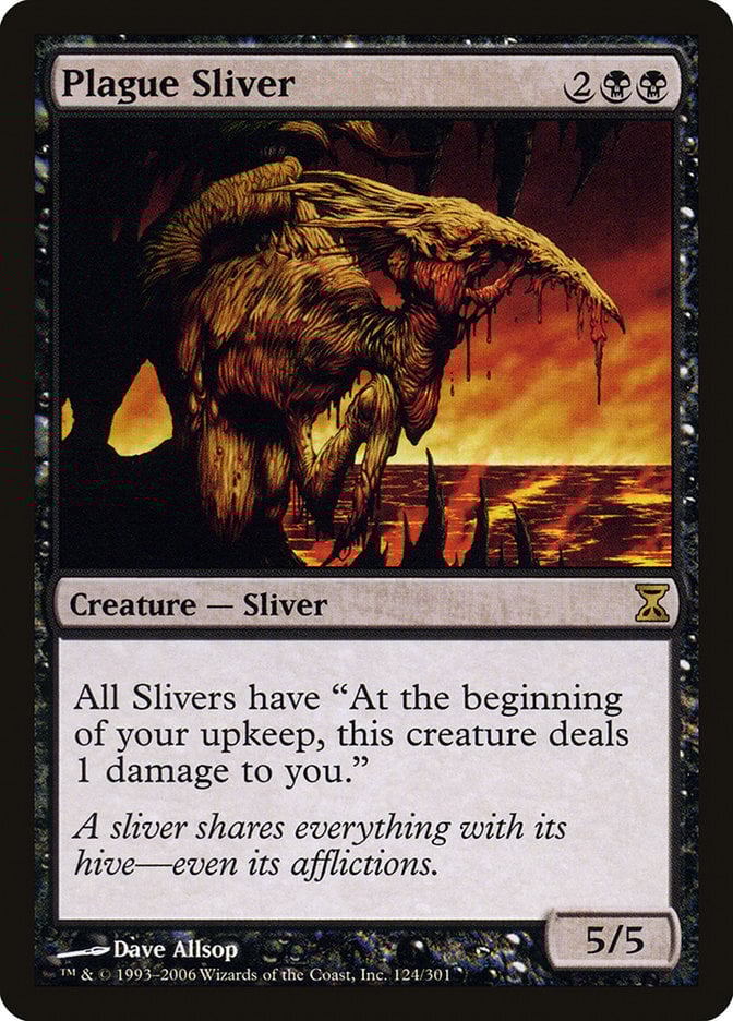 Plague Sliver - Time Spiral-(124)