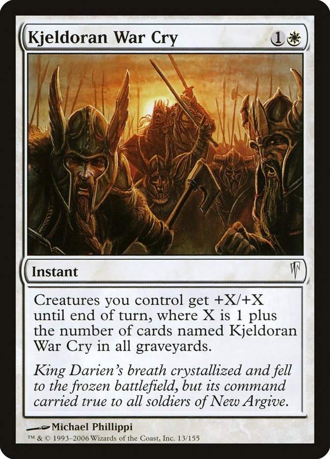 Kjeldoran War Cry - Coldsnap-(013)-Foil