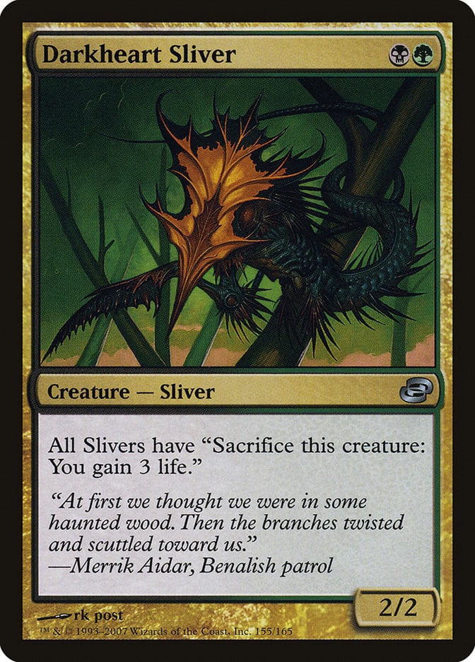Darkheart Sliver - Planar Chaos-(155)