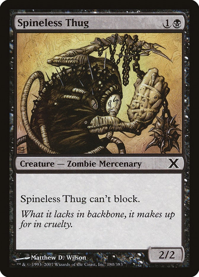 Spineless Thug - Tenth Edition-(180)