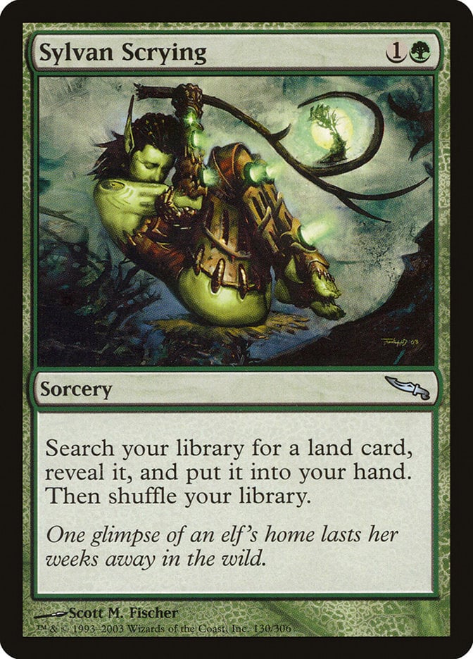 Sylvan Scrying - Mirrodin-(130)