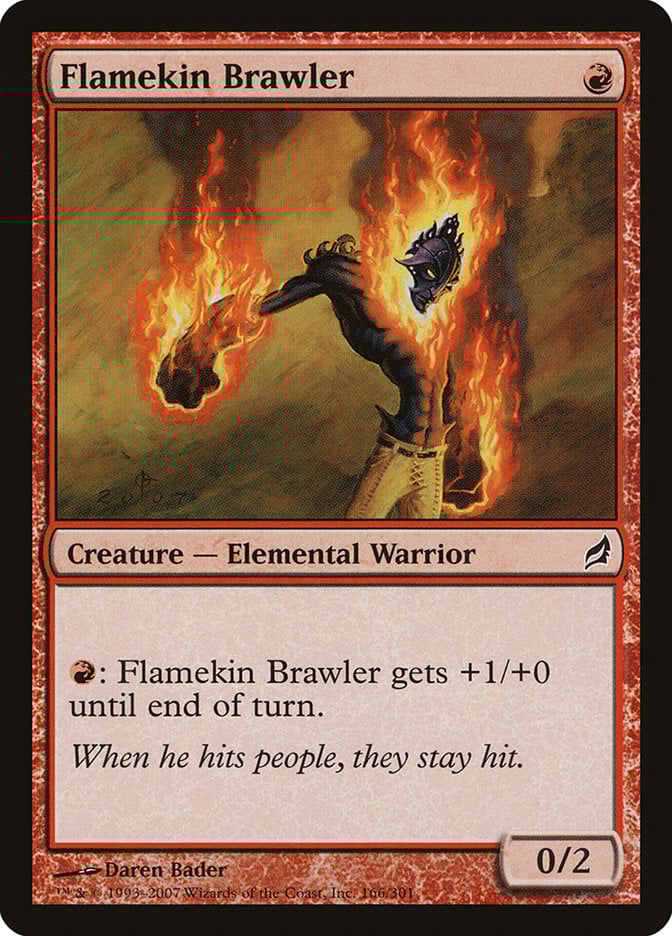 Flamekin Brawler - Lorwyn-(166)