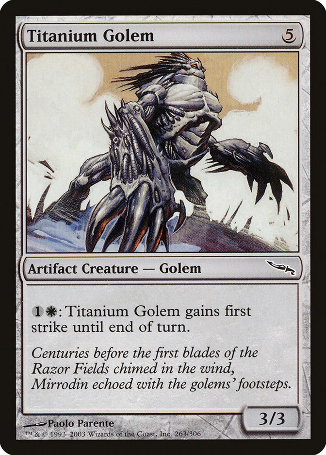Titanium Golem - Mirrodin-(263)-Foil