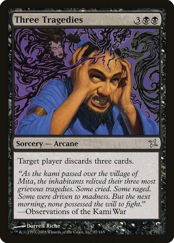 Three Tragedies - Betrayers of Kamigawa-(087)