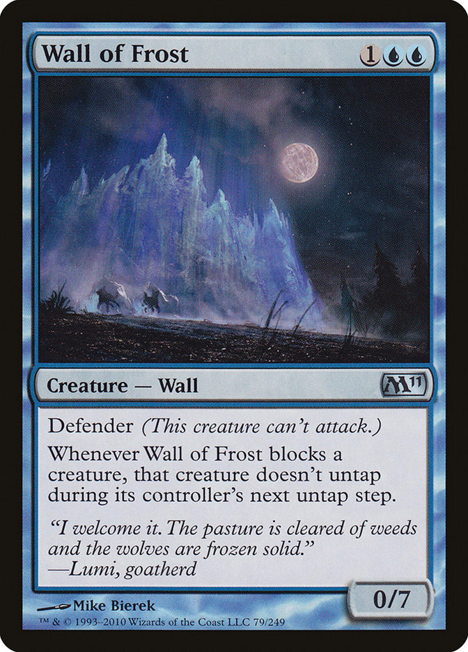 Wall of Frost - Magic 2011-(079)-Foil