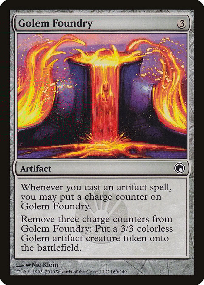Golem Foundry - Scars of Mirrodin-(160)