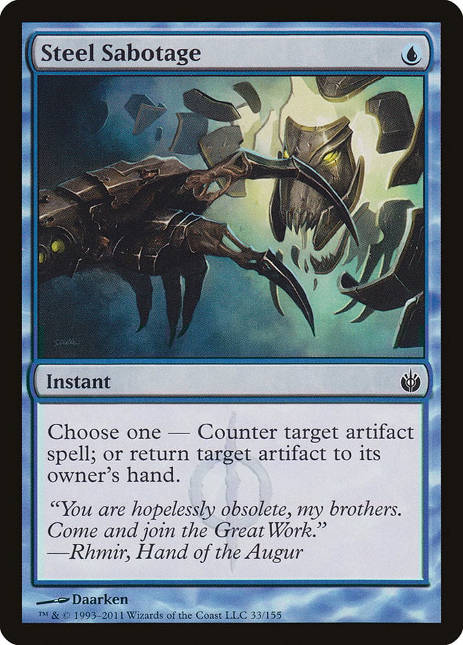 Steel Sabotage - Mirrodin Besieged-(033)