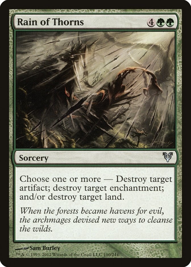 Rain of Thorns - Avacyn Restored-(190)-Foil