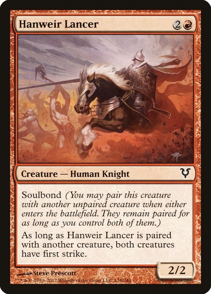 Hanweir Lancer - Avacyn Restored-(138)