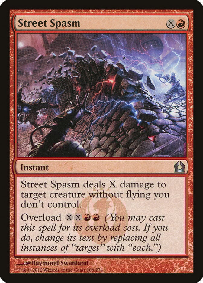 Street Spasm - Return to Ravnica-(106)-Foil