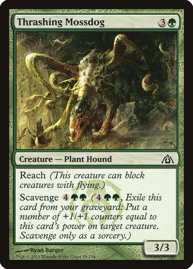 Thrashing Mossdog - Dragon's Maze-(050)