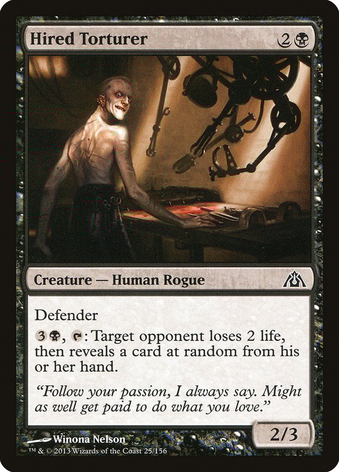 Hired Torturer - Dragon's Maze-(025)-Foil