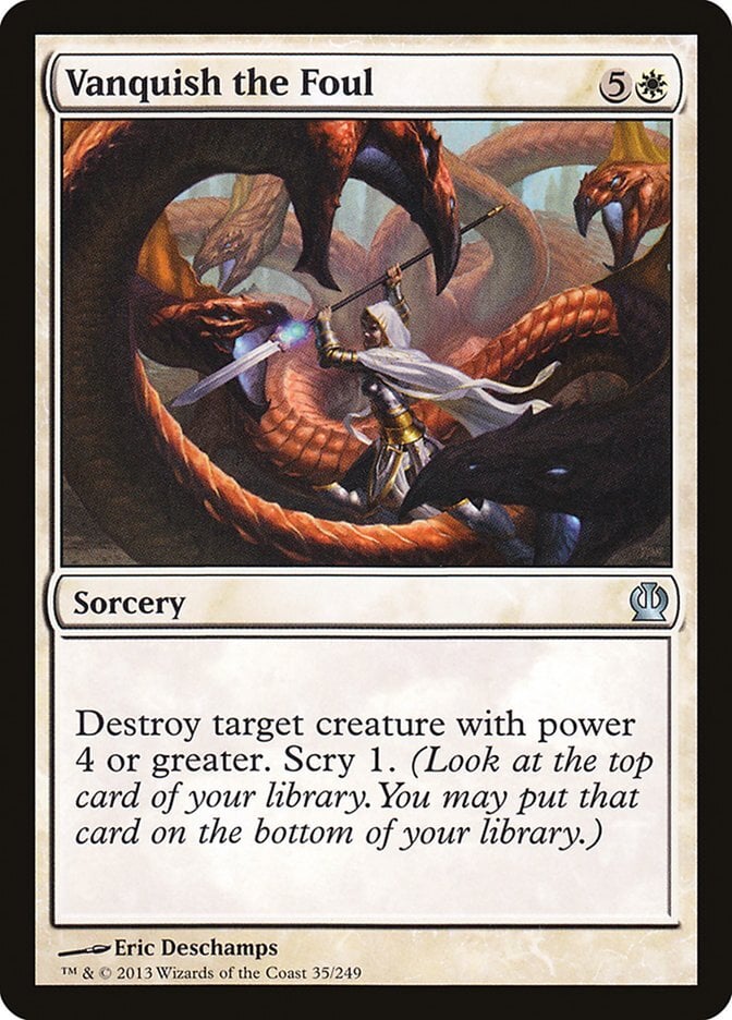 Vanquish the Foul - Theros-(035)-Foil