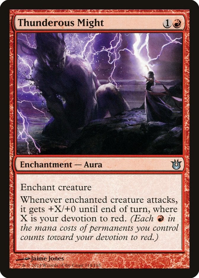Thunderous Might - Born of the Gods-(114)-Foil