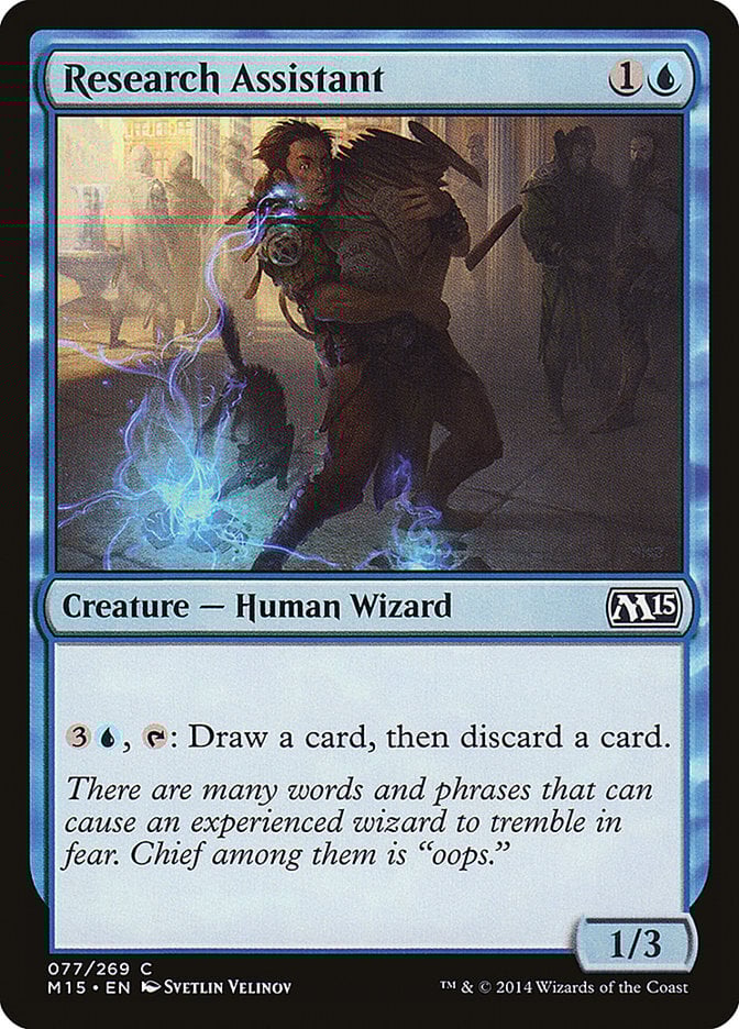 Research Assistant - Magic 2015 Core Set-(077)