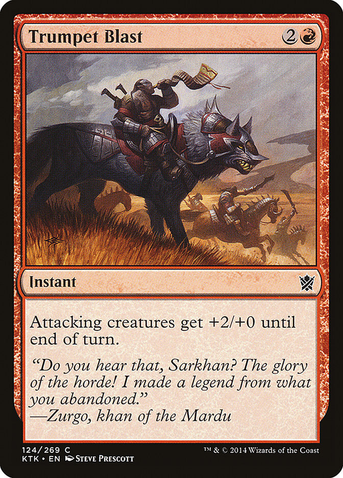 Trumpet Blast - Khans of Tarkir-(124)