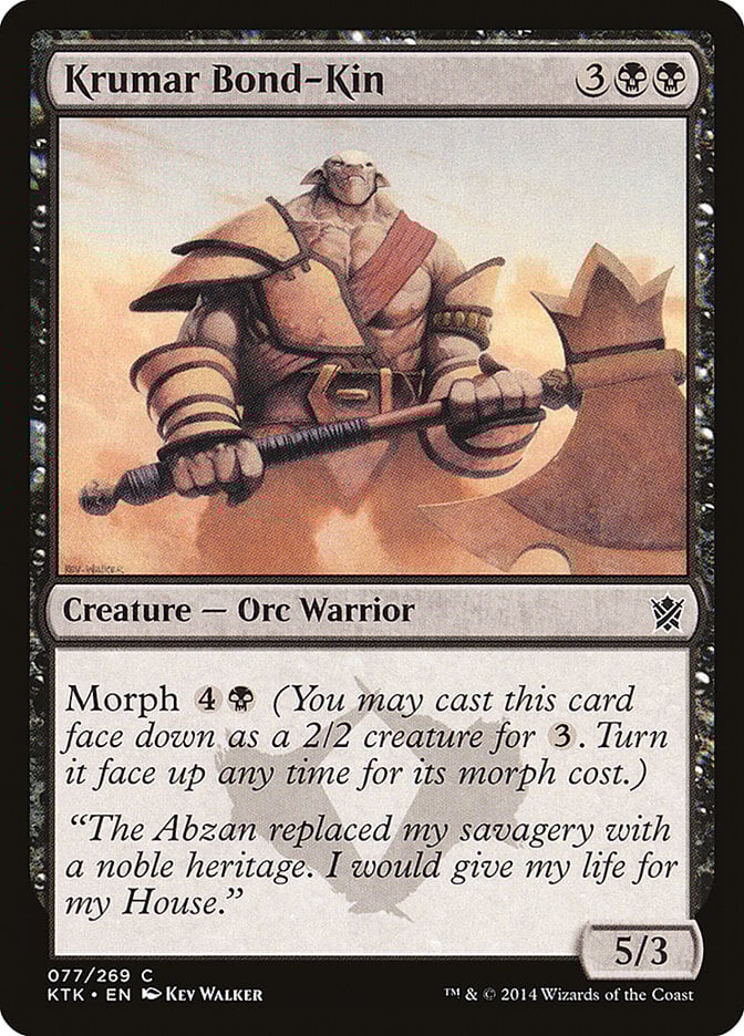 Krumar Bond-Kin - Khans of Tarkir-(077)