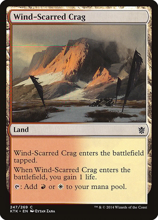 Wind-Scarred Crag - Khans of Tarkir-(247)