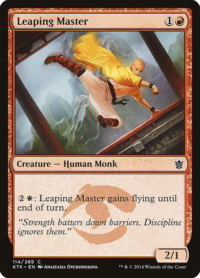 Leaping Master - Khans of Tarkir-(114)-Foil