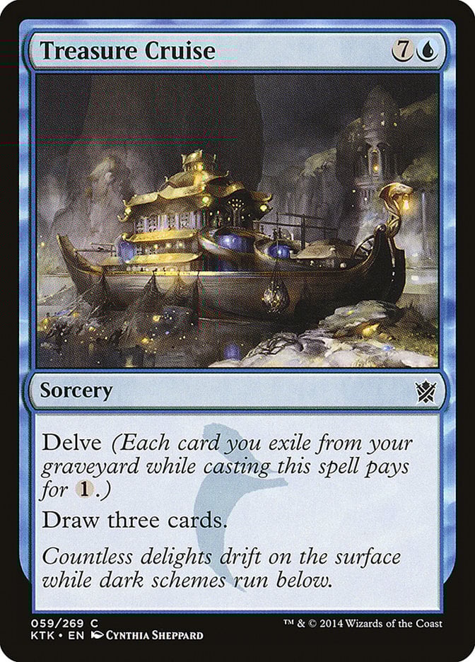 Treasure Cruise - Khans of Tarkir-(059)