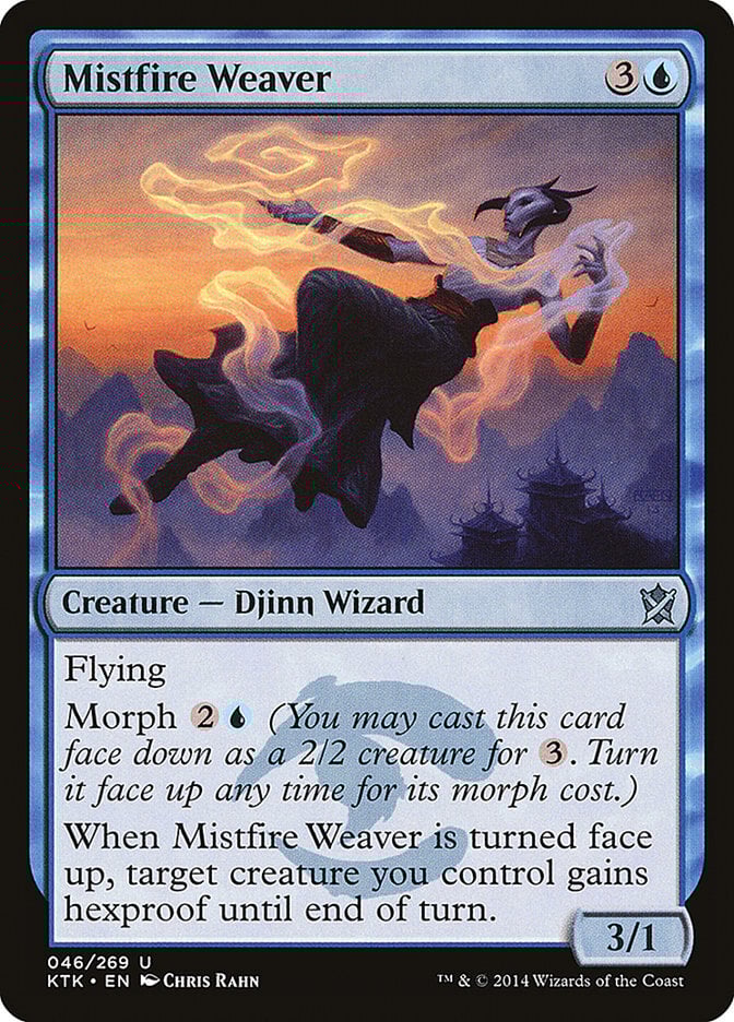 Mistfire Weaver - Khans of Tarkir-(046)-Foil
