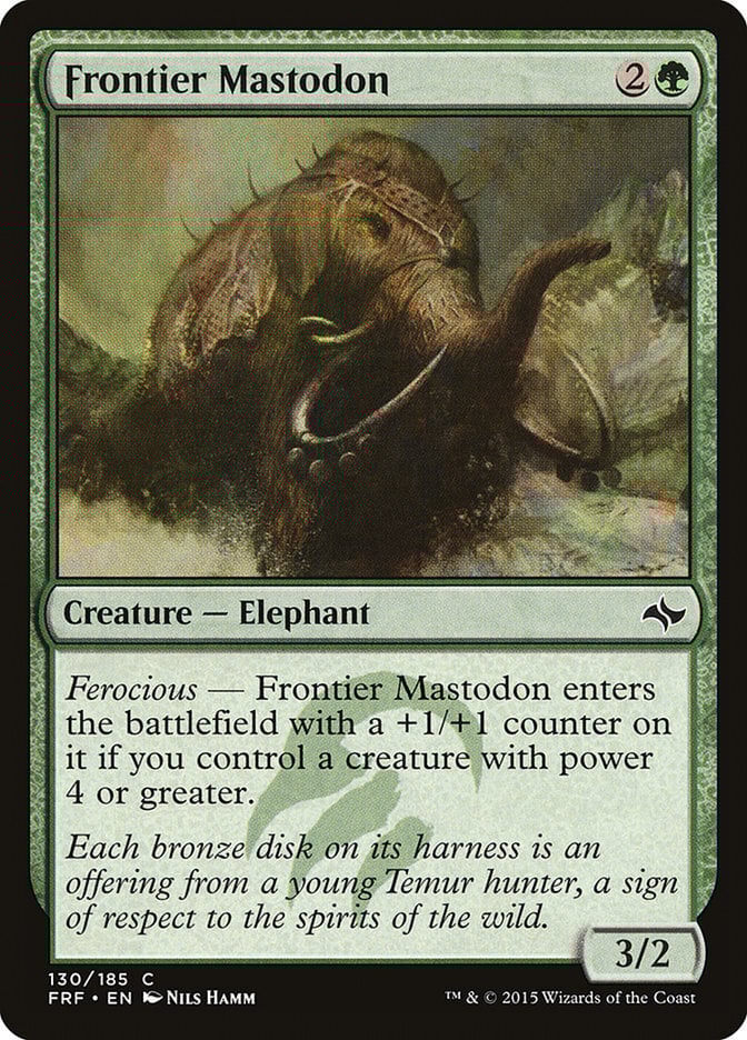 Frontier Mastodon - Fate Reforged-(130)-Foil