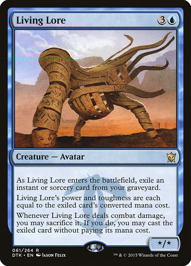 Living Lore - Dragons of Tarkir-(061)-Foil