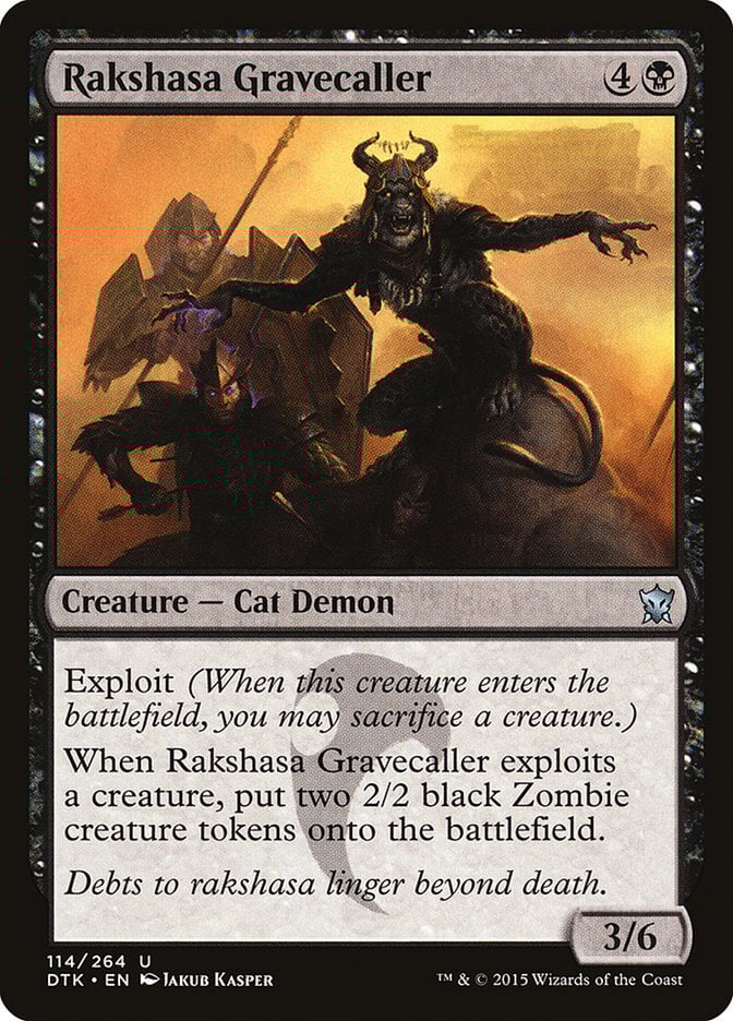 Rakshasa Gravecaller - Dragons of Tarkir-(114)