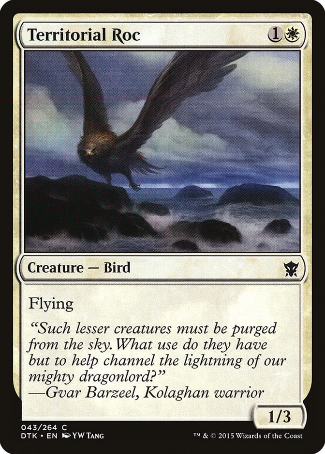 Territorial Roc - Dragons of Tarkir-(043)-Foil