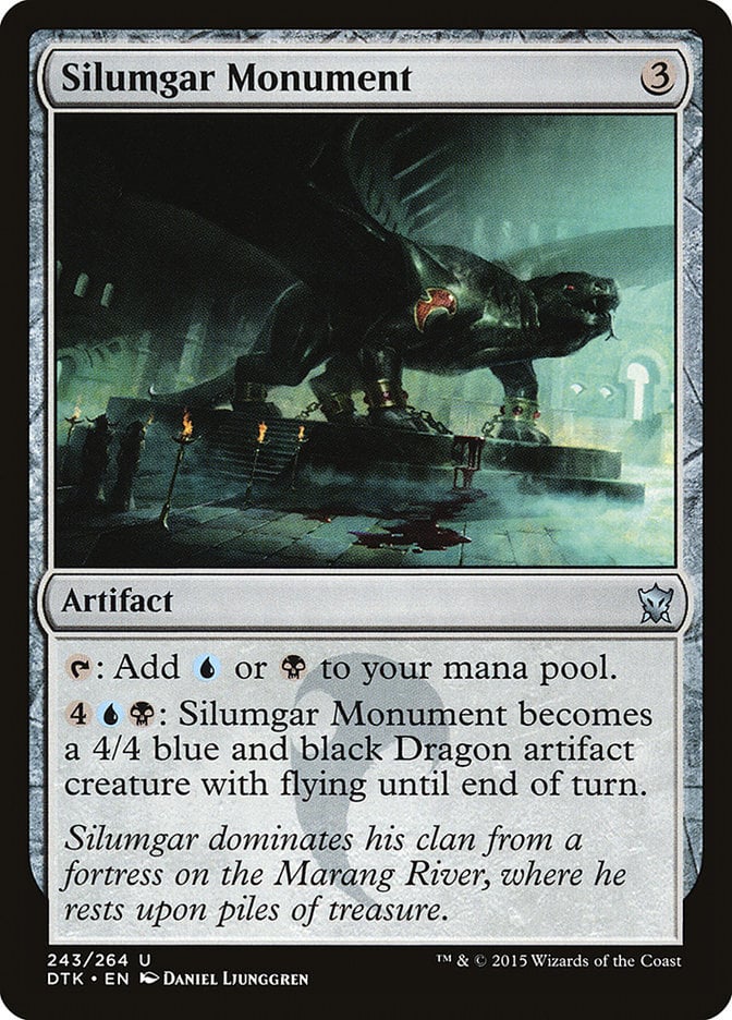 Silumgar Monument - Dragons of Tarkir-(243)-Foil