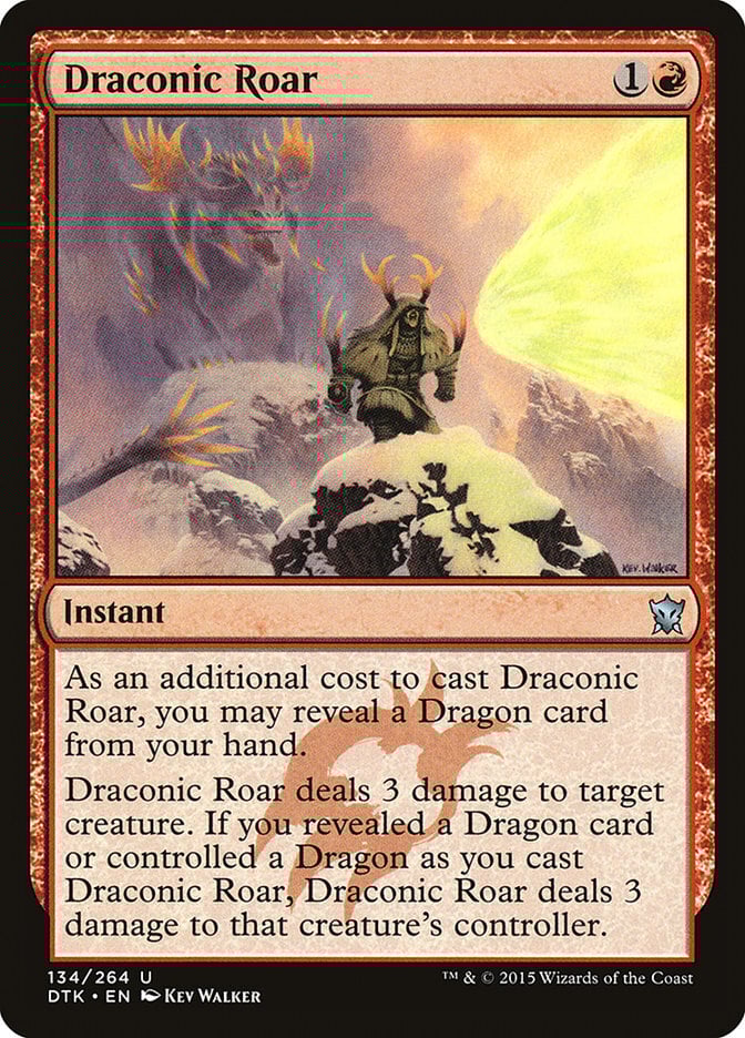 Draconic Roar - Dragons of Tarkir-(134)