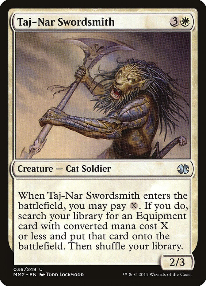 Taj-Nar Swordsmith - Modern Masters 2015 Edition-(036)-Foil