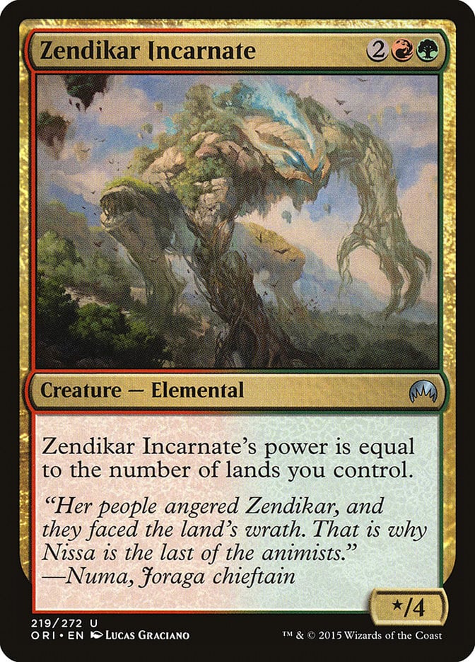 Zendikar Incarnate - Magic Origins-(219)