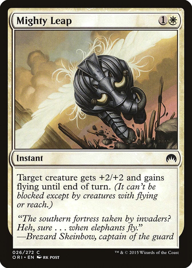 Mighty Leap - Magic Origins-(026)-Foil