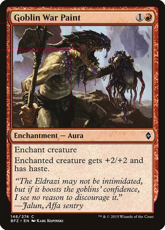 Goblin War Paint - Battle for Zendikar-(146)
