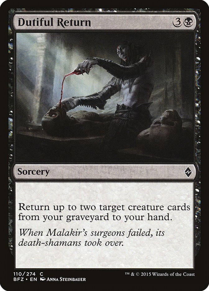 Dutiful Return - Battle for Zendikar-(110)-Foil