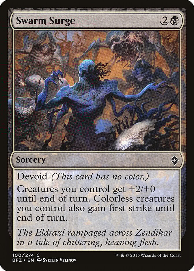 Swarm Surge - Battle for Zendikar-(100)-Foil