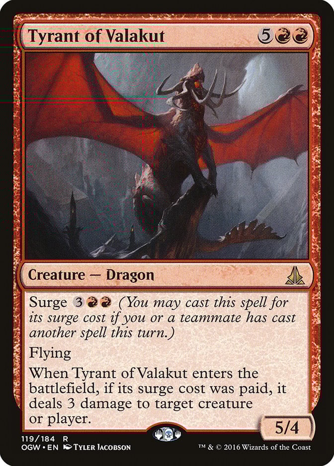 Tyrant of Valakut - Oath of the Gatewatch-(119)