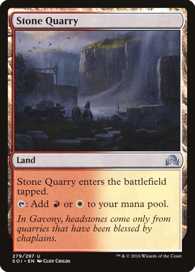 Stone Quarry - Shadows over Innistrad-(279)-Foil