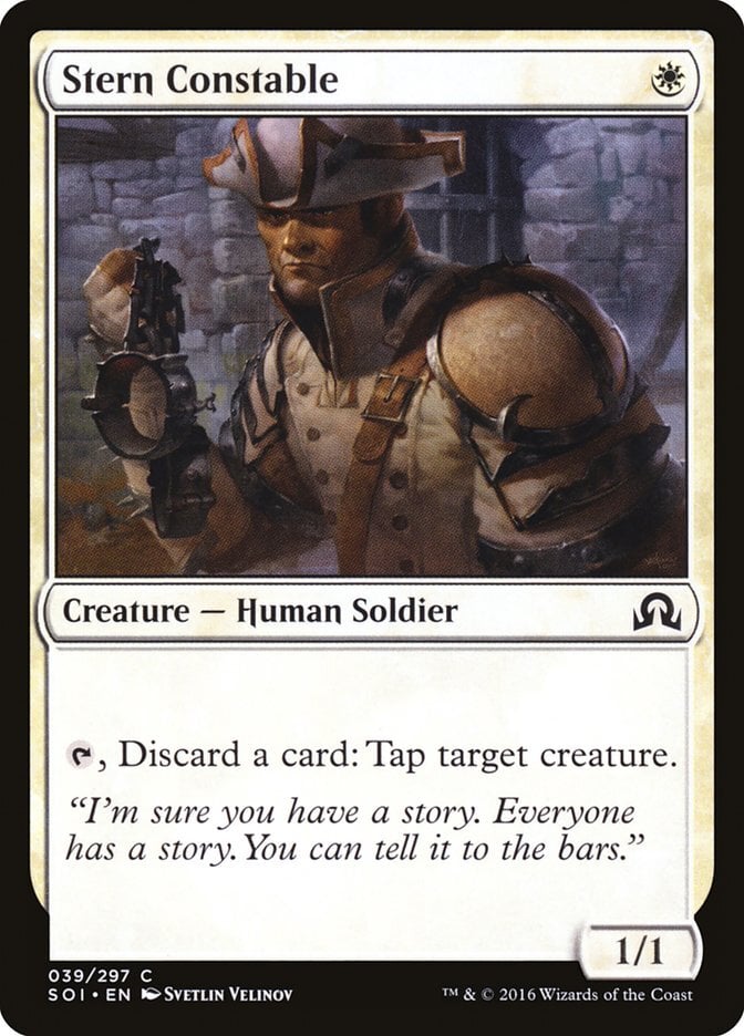Stern Constable - Shadows over Innistrad-(039)-Foil