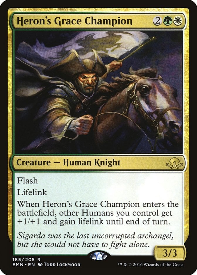 Heron's Grace Champion - Eldritch Moon-(185)-Foil