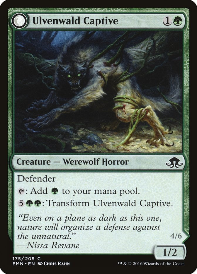 Ulvenwald Captive // Ulvenwald Abomination - Eldritch Moon-(175)