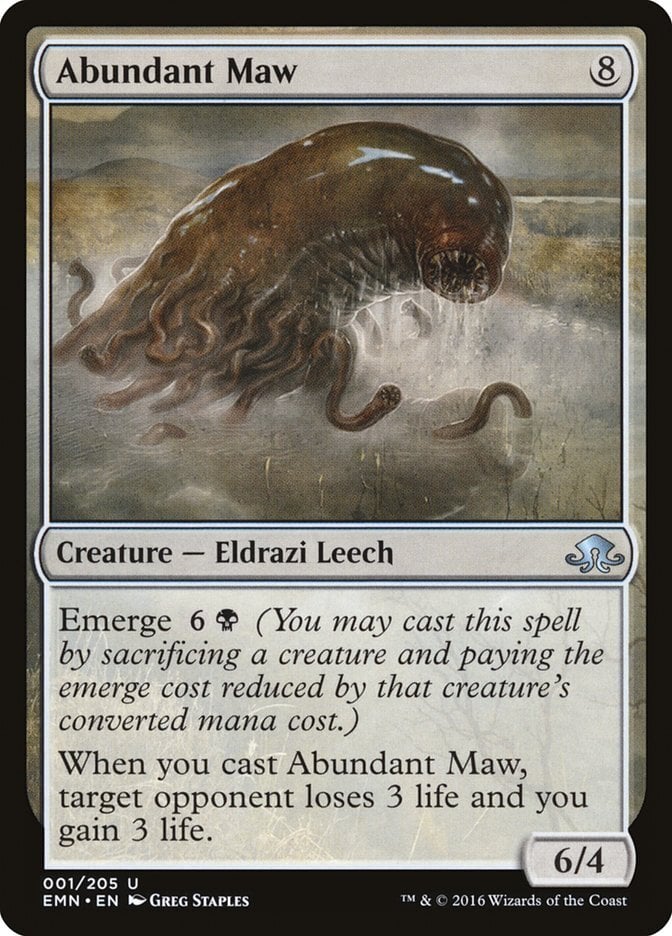 Abundant Maw - Eldritch Moon-(001)-Foil