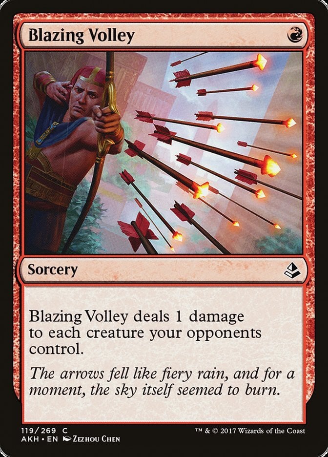 Blazing Volley - Amonkhet-(119)