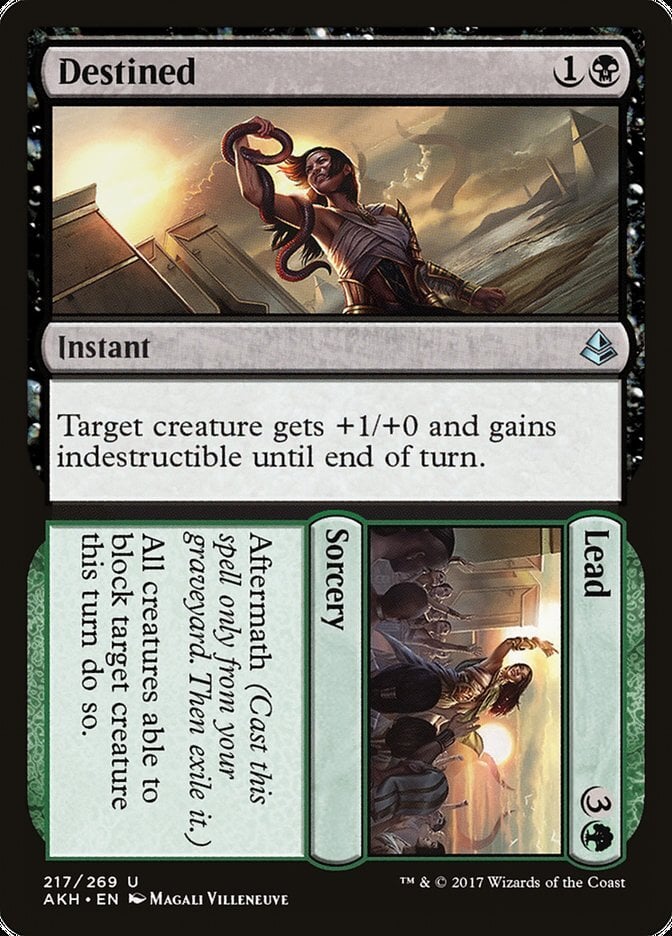 Destined // Lead - Amonkhet-(217)-Foil